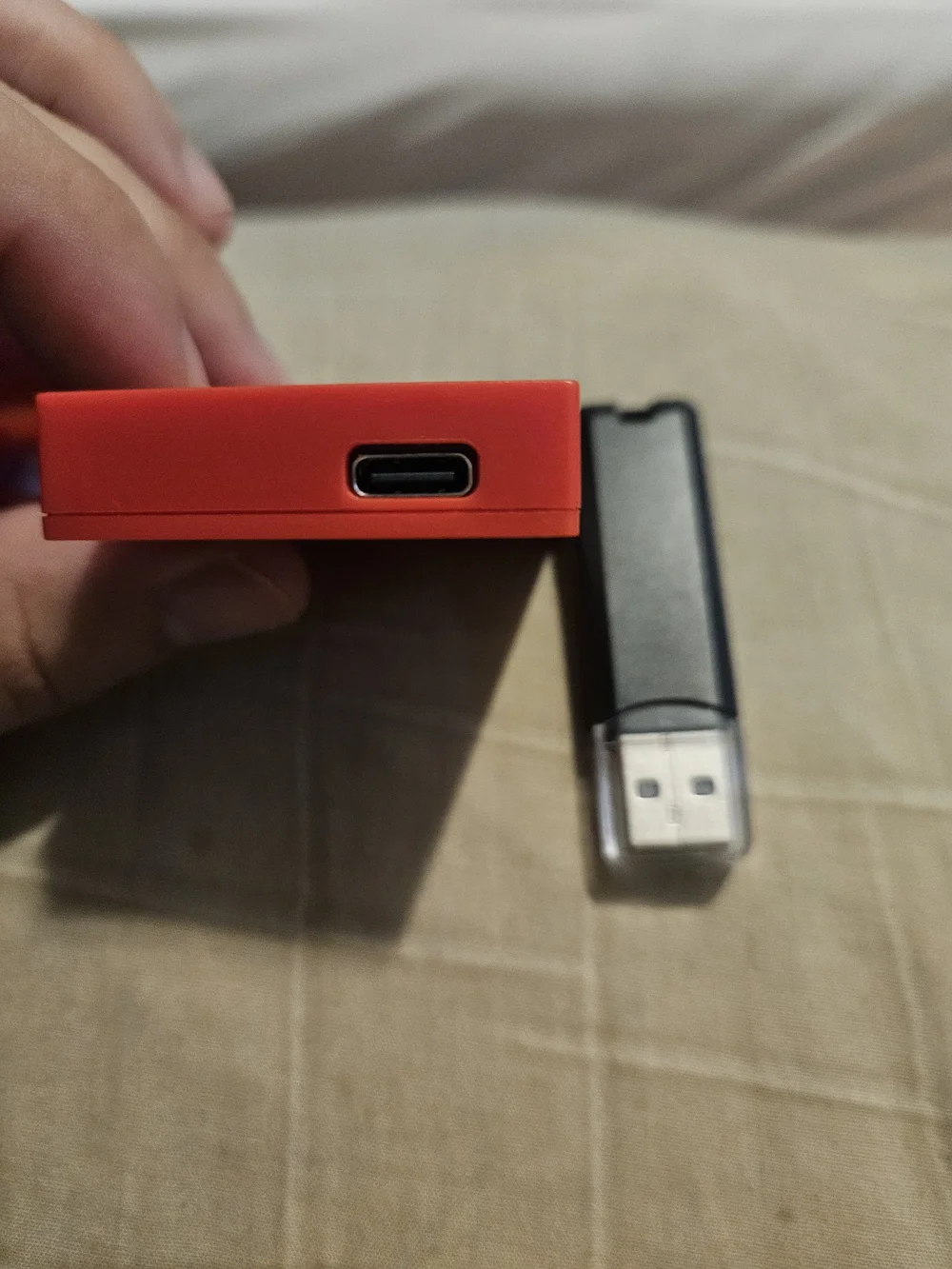 Nintendo Red Portable Memory Card Reader & SDXC USB Adapter Set